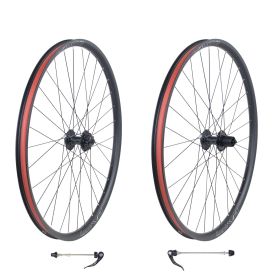 Double Wall Alloy Wheelset 32H Disc Brake MTB Wheelset, Quick Release Front Rear Wheels