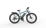 AOSTIRMOTOR S07-F 26&quot; 750W Electric Bike Fat Tire P7 48V 13AH Removable Lithium Battery for Adults with Detachable Rear Rack Fender New Model