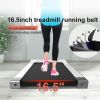 Under Desk Treadmill, Portable Mini Motorized Running Machine, Slim Walking Pad with Remote Control and LED Display for Home/Office Use,Installation-F