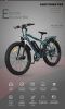 AOSTIRMOTOR S07-F 26&quot; 750W Electric Bike Fat Tire P7 48V 13AH Removable Lithium Battery for Adults with Detachable Rear Rack Fender New Model
