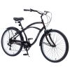 7 Speed Bicycles 26"Inch Multiple Colors Men's Beach Cruiser Bike