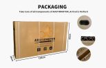 AOSTIRMOTOR S07-F 26&quot; 750W Electric Bike Fat Tire P7 48V 13AH Removable Lithium Battery for Adults with Detachable Rear Rack Fender New Model