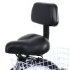 Adult Tricycle 7 Speed Cruise Bike 26 inch 3 Wheeled Bicycle with Large Size Basket Men's Women's Cruise Bike for Recreation; Shopping; Exercise