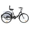 Adult Tricycle 7 Speed Cruise Bike 26 inch 3 Wheeled Bicycle with Large Size Basket Men's Women's Cruise Bike for Recreation; Shopping; Exercise
