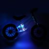 12 Inch LED Balance Bike for Kids; No Pedal Toddler Push Bicycle with LED Flashing Lights; Learn To Ride Pre Bike LED Glowing Children Balance Bike Ad