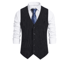 Men's Formal Suit Vest Slim Fit Waistcoat Business Vest For Suit Tuxed (size: S)