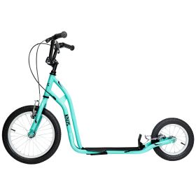 16" Scooter for Kids Ages 6-12 Adult Scooter with Big Wheels, Lightweight Durable Steel Frame Scooter (Color: as Pic)