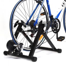 Indoor Fitness 8 Levels Adjustable Resistance Steel Bicycle Exercise Stand (Type: Exercise & Fitness, Color: As show the pic)