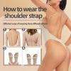 Invisible Shoulder Strap Backless Bra Seamless One-piece Shapewear