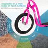 12" Scooter for Kids Ages 6-12 Adult Scooter with Big Wheels, Lightweight Durable Steel Frame Scooter